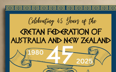 Celebrating 45 years of the Cretan Federation of Australia & New Zealand